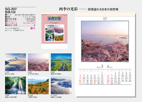 NO.254（SG-207）　四季六彩
